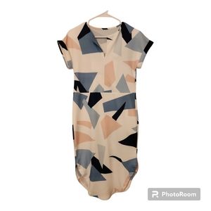 3/$30 🎉 SHEIN Geometric Print Midi  - Size Small